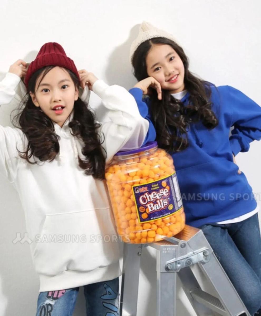 potret lawas Hyein NewJeans dan Rora BABYMONSTER (dok. Samsung Sports)