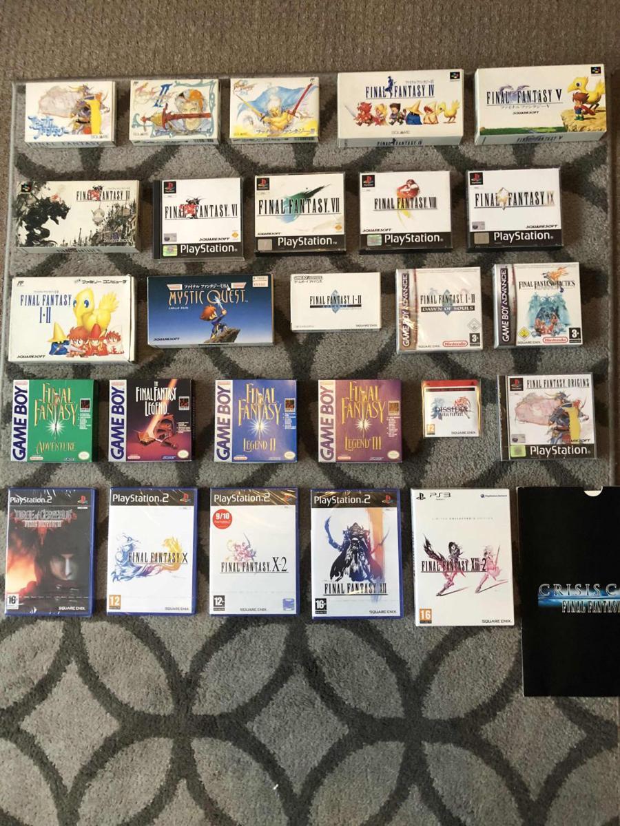potret koleksi unik Final Fantasy (reddit.com/user/Regalia_VII)