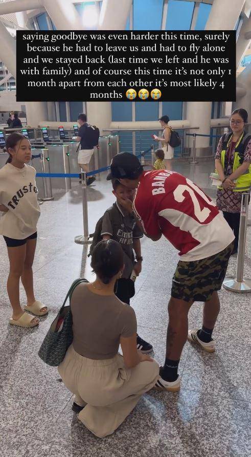 Kenji Bachdim berangkat ke Belanda (Instagram.com/jenniferbachdim)