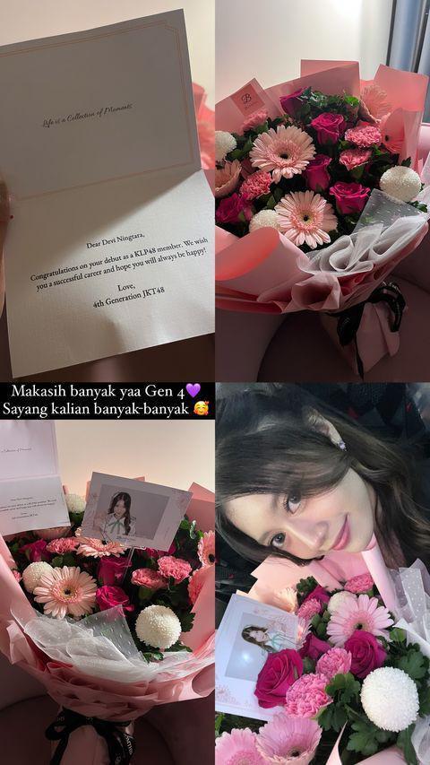 potret Devi KLP48 reuni dengan member JKT48 (instagram.com/ningtaradevi)