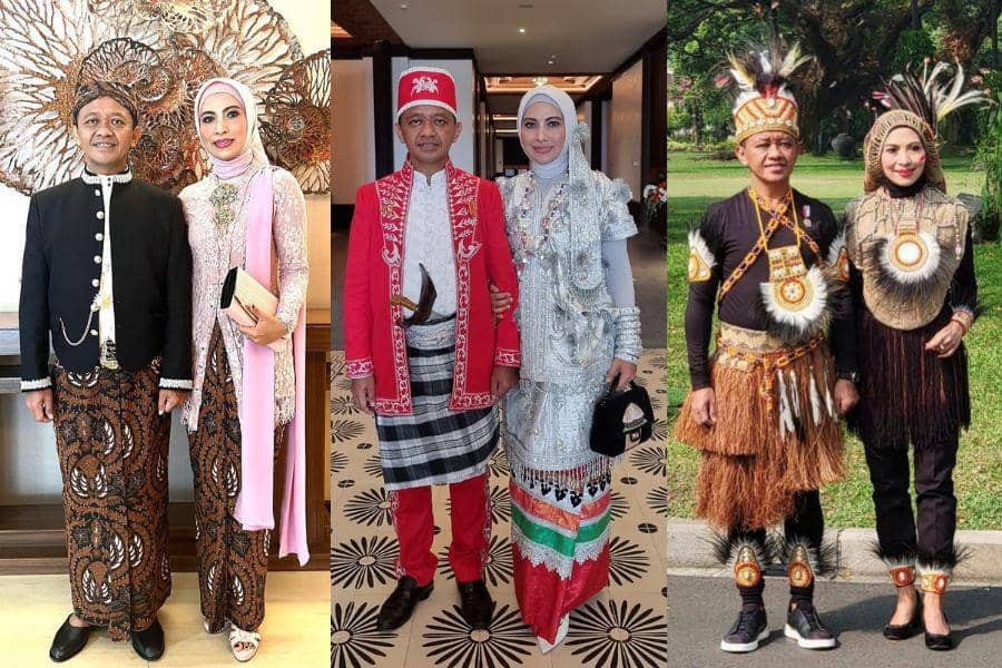 14 OOTD Couple Bahlil Lahadalia dan Istri, Serasi nan Mesra!