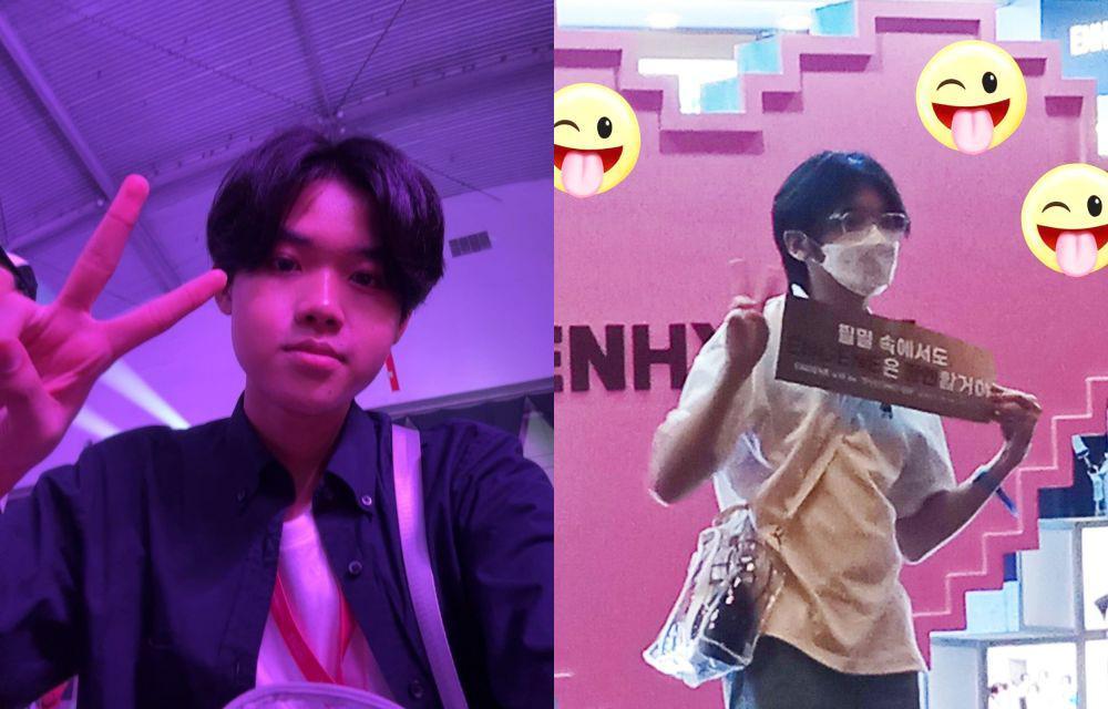 7 Potret Sandy dan Axel Clash of Champions Nonton Konser ENHYPEN