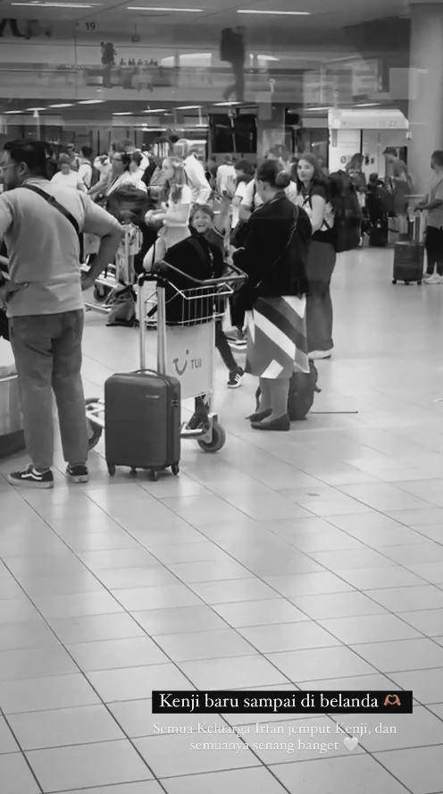 Kenji Bachdim berangkat ke Belanda (Instagram.com/jenniferbachdim)
