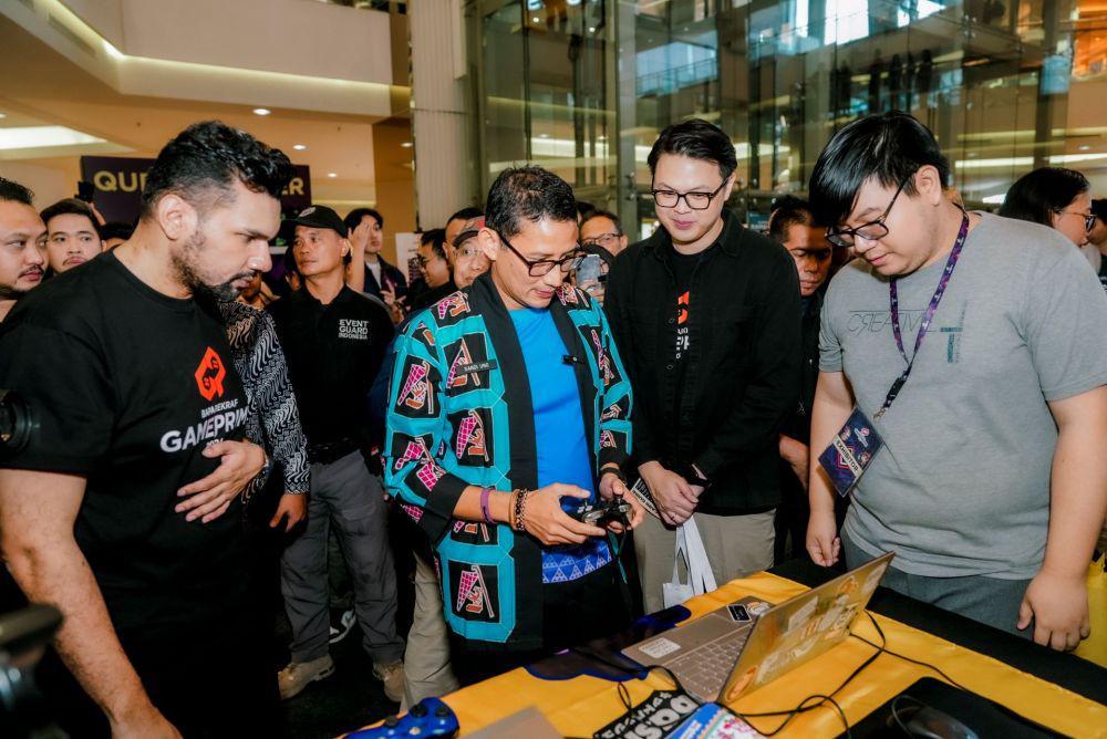 Sandiaga Hadir di Baparekraf Game Prime 2024, Dukung Gim Lokal!