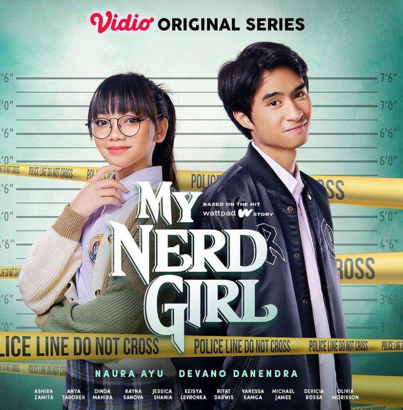 poster serial My Nerd Girl yang dibintangi Naura Ayu (instagram.com/vidiodotcom)