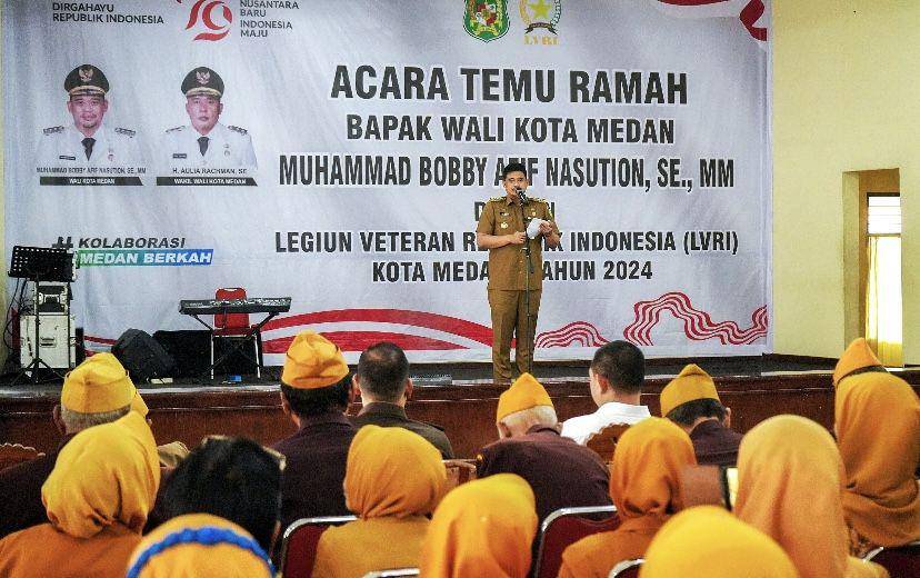 Temu Ramah Wali Kota Medan Dengan Legiun Veteran Republik Indonesia (Dok. Diskominfo Medan)