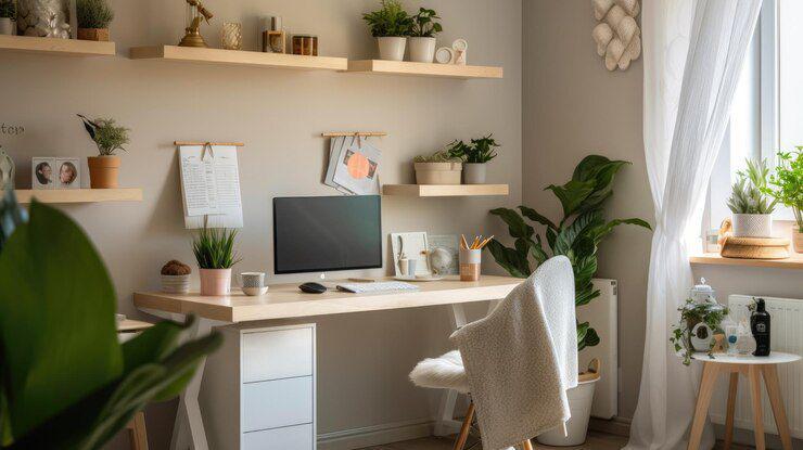 9 Ide Area Belajar Estetik di Kamar Tidur, Bikin Tambah Semangat!