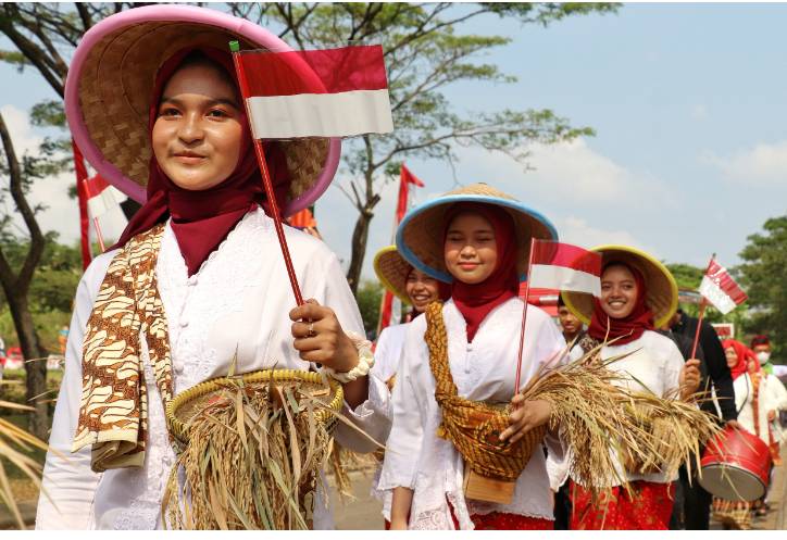 Potret karnaval Agustusan di Bekasi pada 17 Agustus 2022. (bekasikab.go.id)