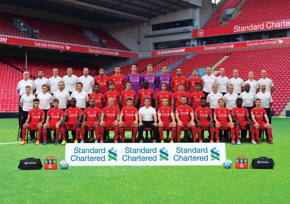 Skuad Liverpool musim 2014/2015. (facebook.com/liverpoolfc)