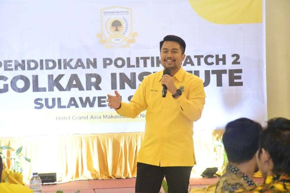 Juru Bicara DPD I Partai Golkar Sulsel Zulham Arief. (Instagram/zlhmarief)