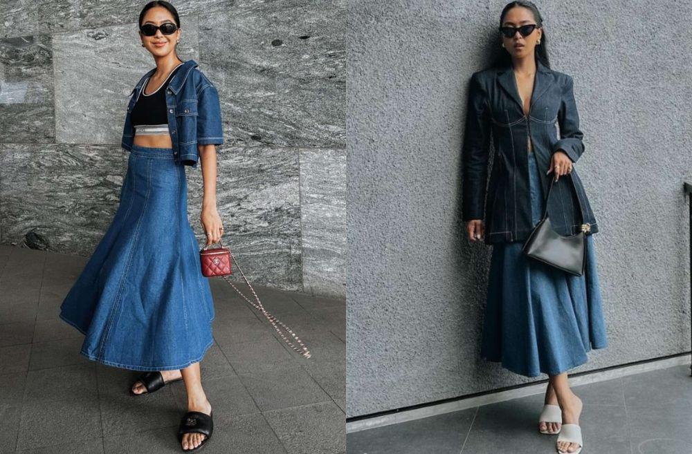 10 Gaya OOTD Hangout ala Maria Rahajeng, Selalu On Point!