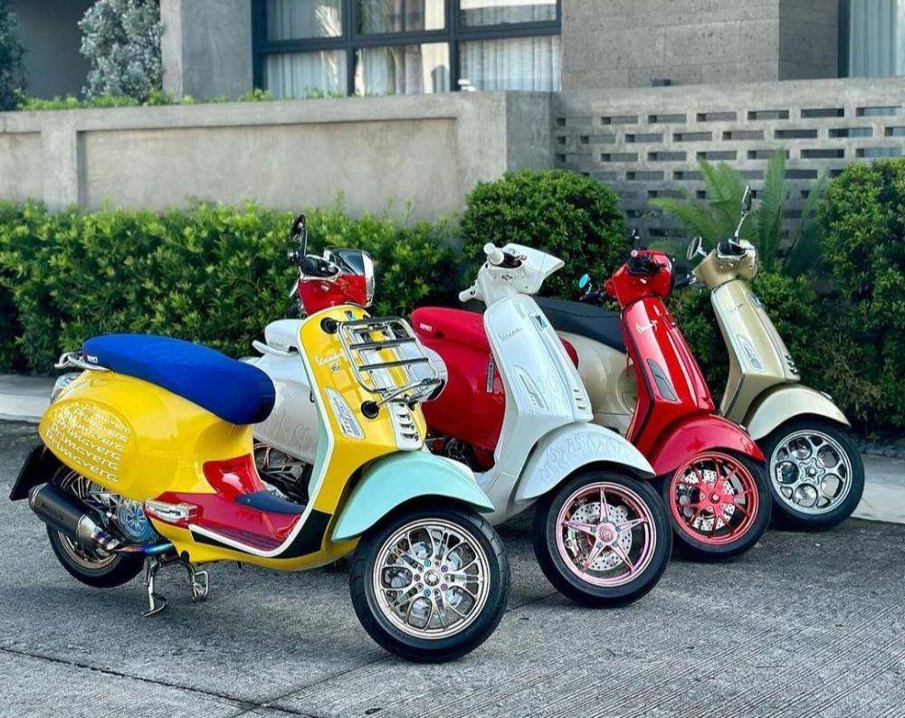 ilustrasi berbagai warna Vespa Primavera (instagram.com/ryannaguit13)