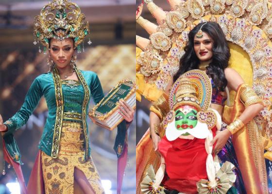 12 Potret Kostum Nasional Wakil Asia di Miss International Queen 2024
