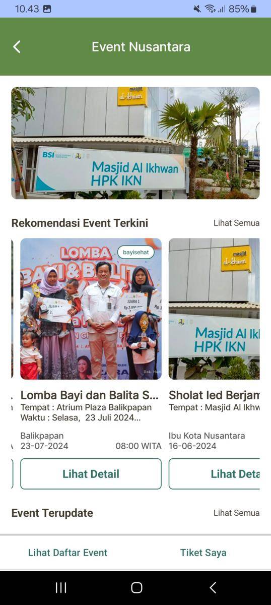 Fitur Event Nusantara (play.google.com/IKNOW)
