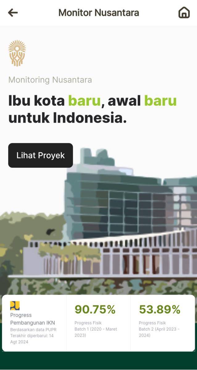 Fitur Monitor Nusantara aplikasi IKNOW (play.google.com)