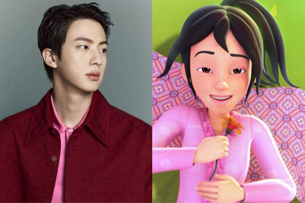 Jin BTS dan Kak Ros (instagram.com/jin | instagram.com/upinipinofficial)