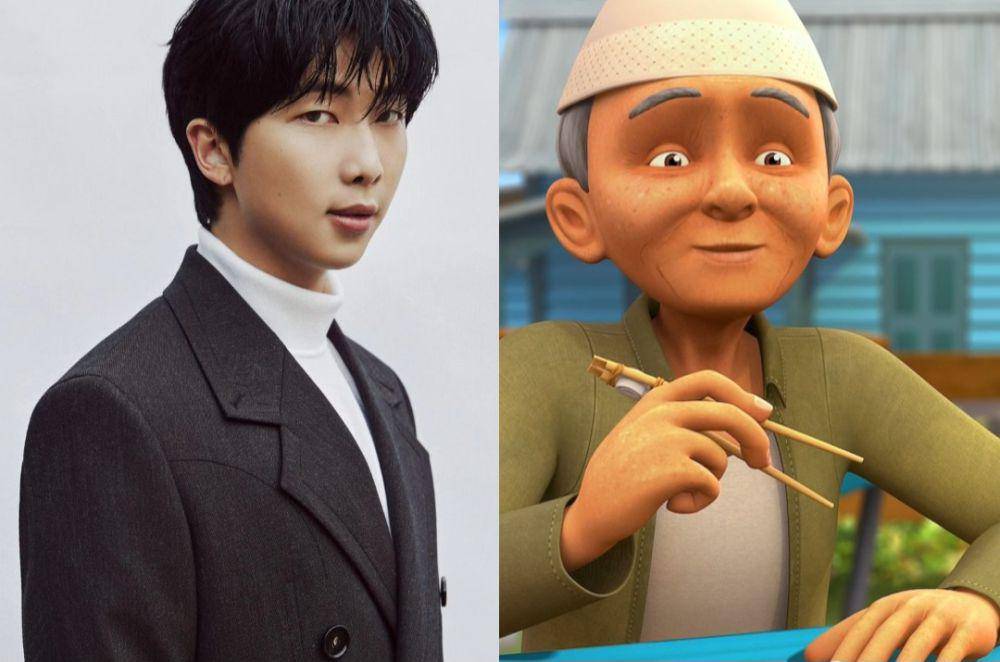 RM BTS dan Tok Dalang (instagram.com/rkive | instagram.com/upinipinofficial)
