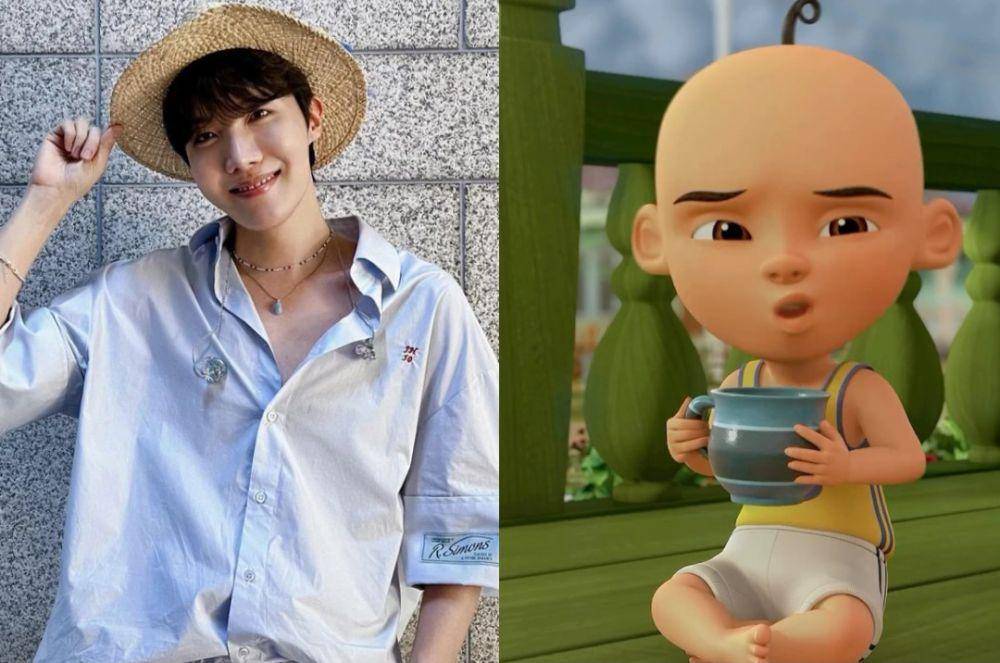 J-Hope BTS dan Upin (instagram.com/uarmyhope | instagram.com/upinipinofficial)