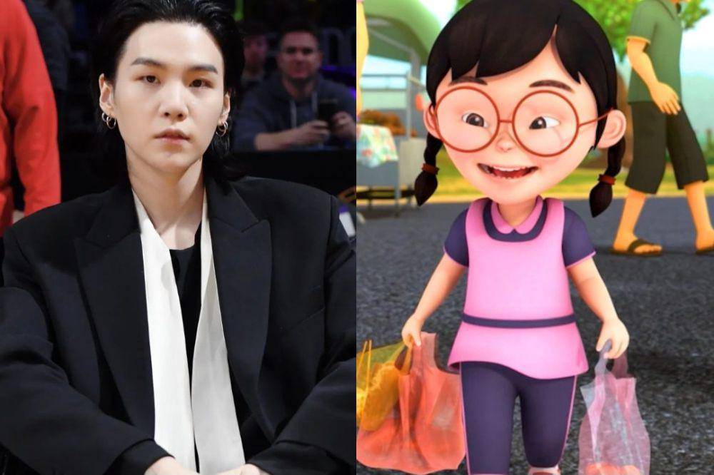 SUGA BTS dan Mei Mei (instagram.com/agustd | instagram.com/upinipinofficial)