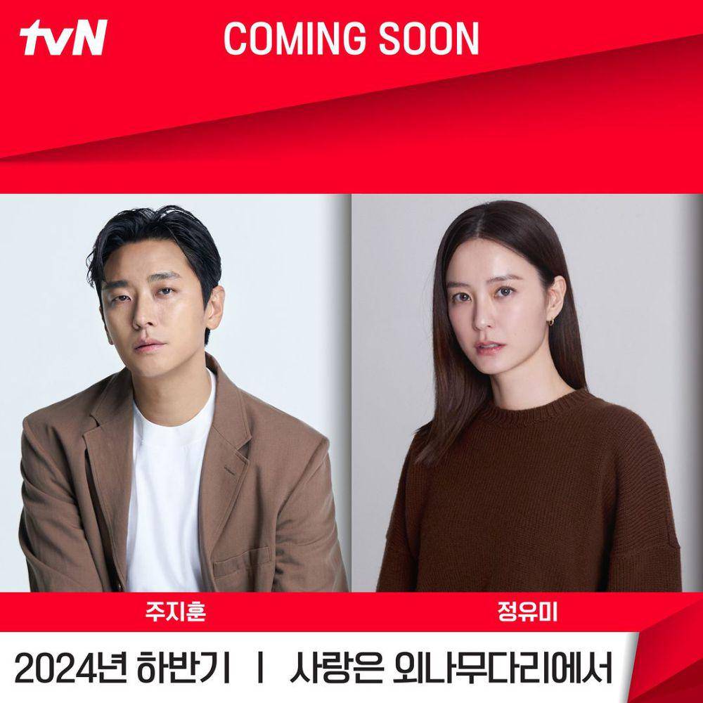 Ju Ji Hoon dan Jung Yu Mi sebagai pemain drama Love on a Single Tree Bridge (instagram.com/tvn_drama)