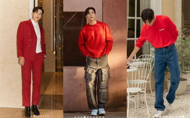 7 Ide OOTD Nuansa Merah ala Jes Jespipat, Menyala Abangku!