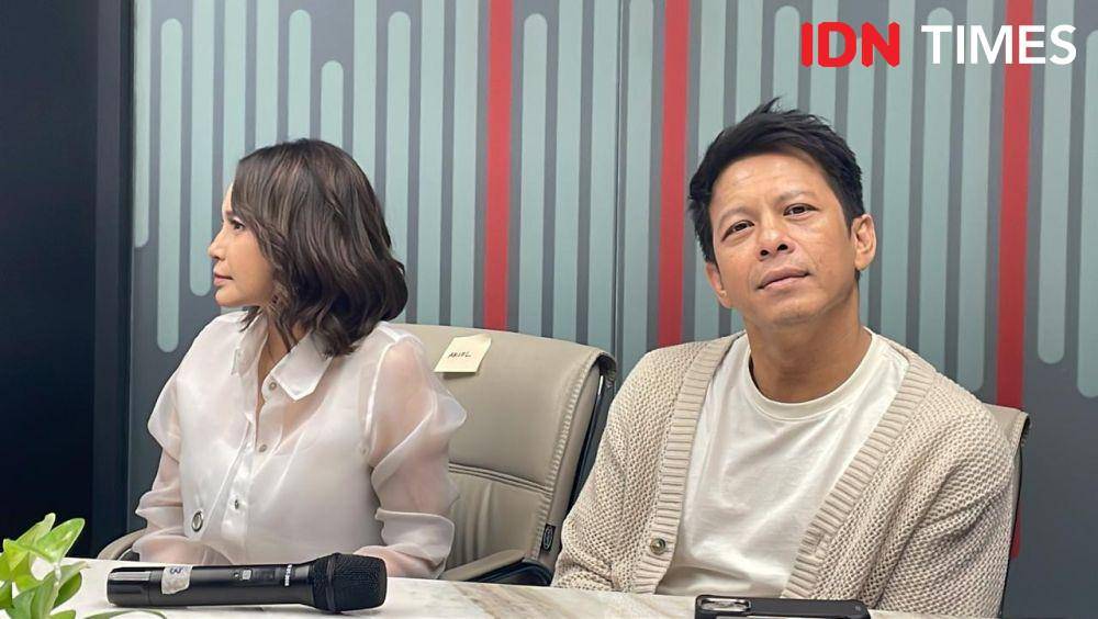 Rossa dan Ariel NOAH dalam roundtable media (IDN Times/Erfah Nanda)