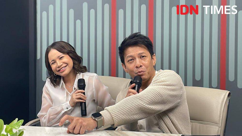 Rossa dan Ariel NOAH dalam roundtable media (IDN Times/Erfah Nanda)