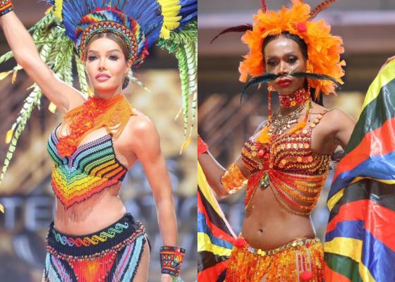 11 Kostum Nasional Finalis Amerika di Miss International Queen 2024