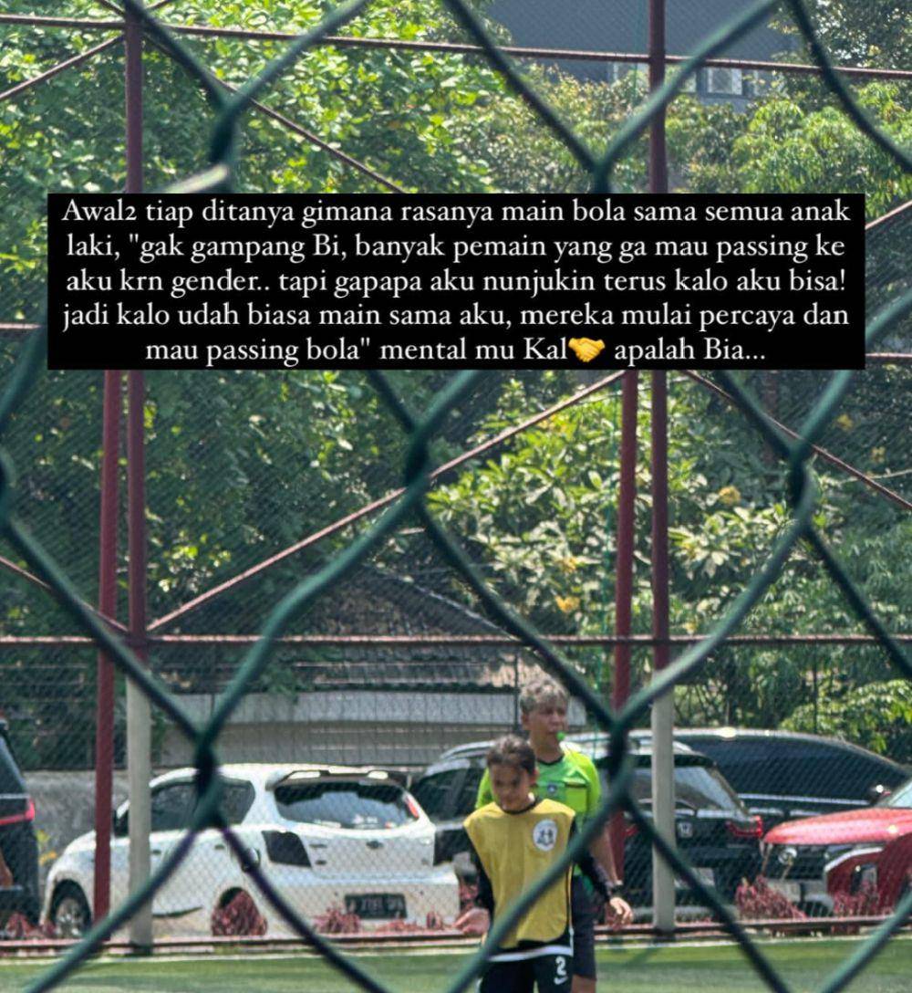 Kala jadi best player sepak bola (instagram.com/zaskiaadyamecca)