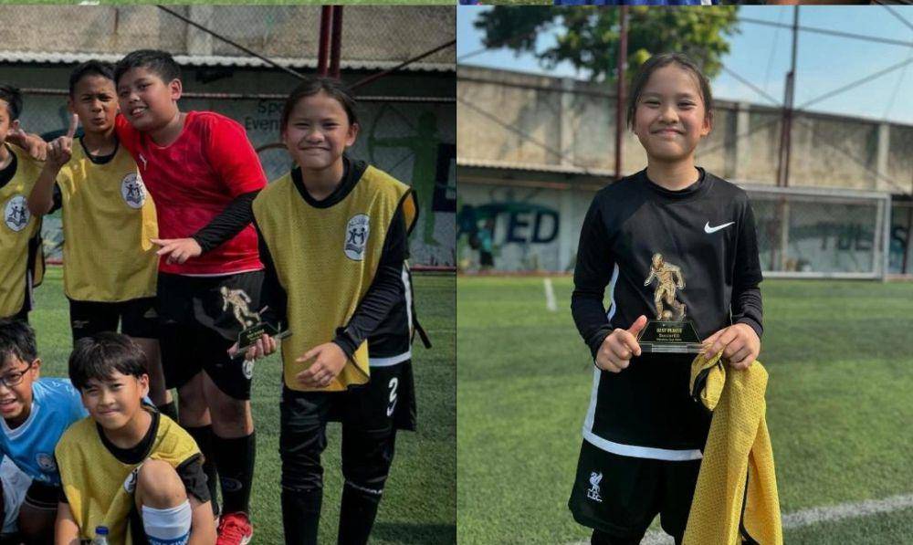Kala jadi best player sepak bola (instagram.com/zaskiaadyamecca)