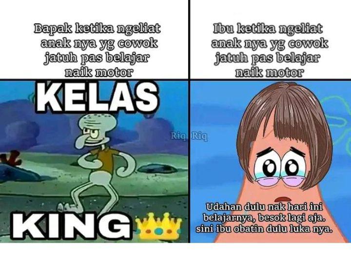 7 Meme Perbedaan Perlakuan Ayah dan Ibu, Mau yang Lembut atau Galak?