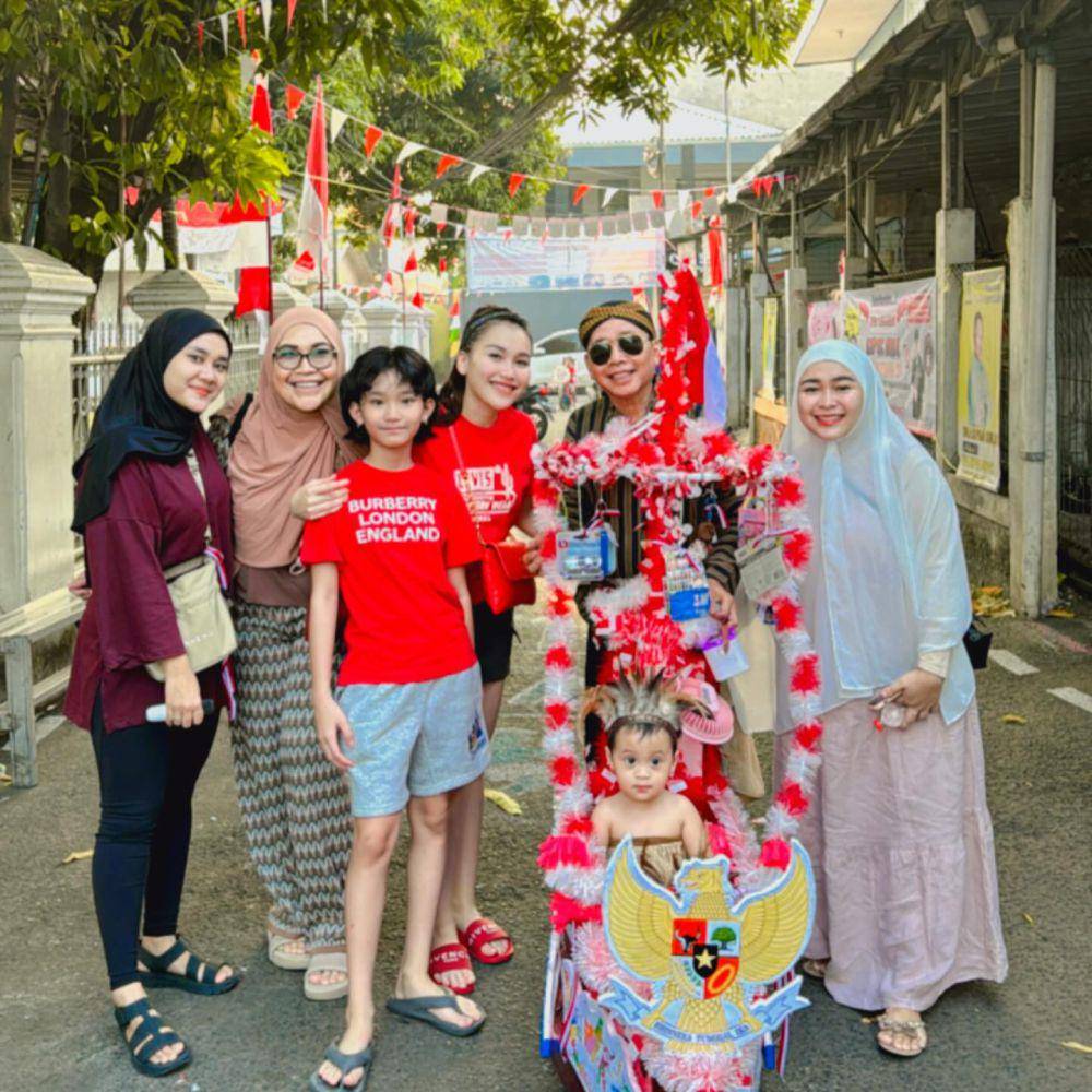 keponakan Ayu Ting Ting lomba 17-an (Instagram.com/mom_ayting92_)
