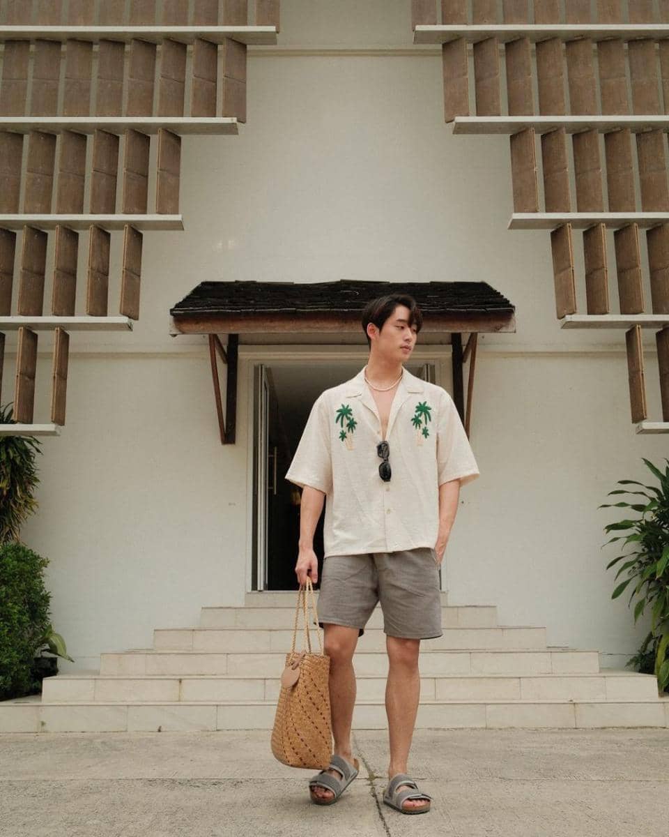 potret styling kemeja ala Est Supha (instagram.com/est_rvp)