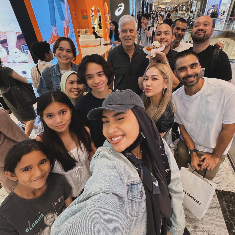Tiko dan BCL ketemu keluarga Sinclair (Instagram.com/itsmebcl)