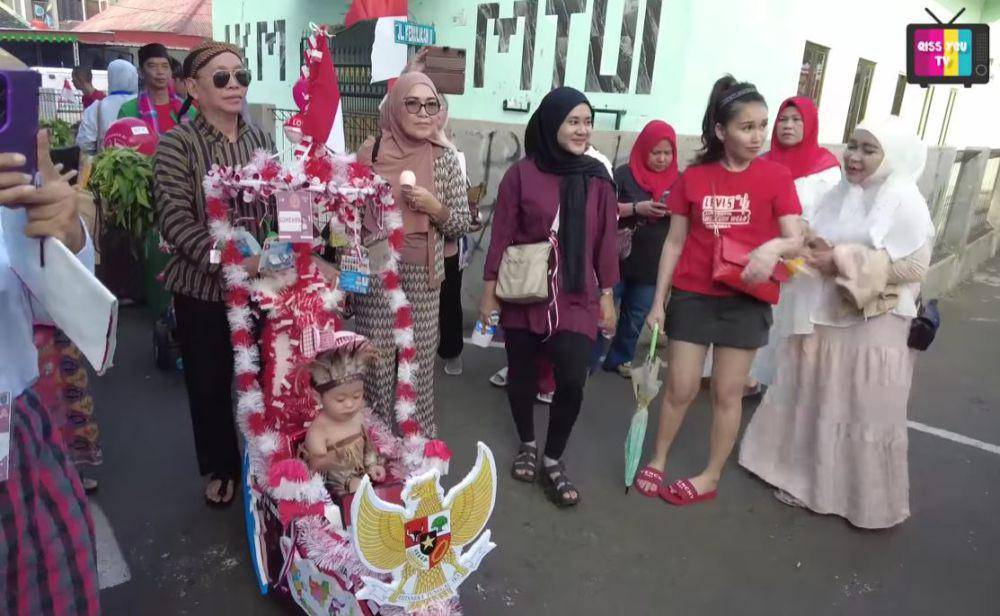 keponakan Ayu Ting Ting lomba 17-an (YouTube.com/Qiss You TV)