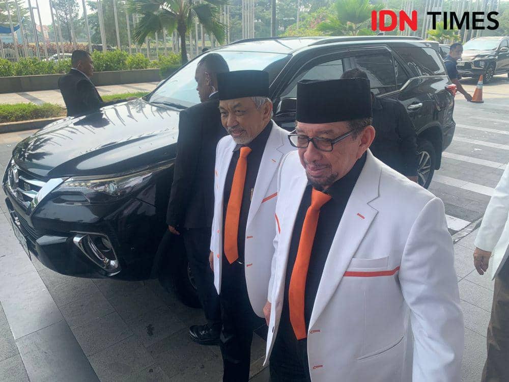 Majelis Syuro PKS, Salim Segaf dalam jumpa pers soal Pilkada  2024 di Tangerang (IDN Times/M Iqbal)