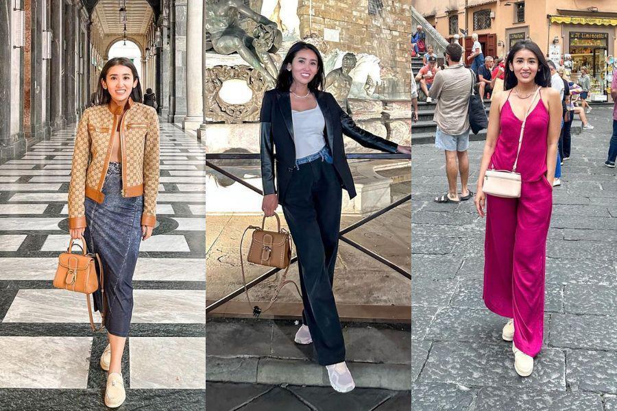 7 Ide OOTD Shahnaz Anindya, Stylish saat Liburan