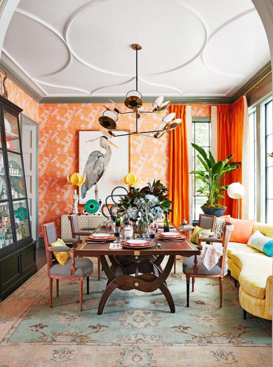 ilustrasi plafon ruang makan minimalis (housebeautiful.com)