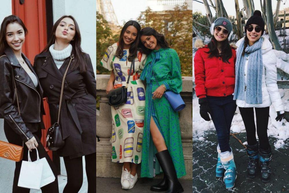 9 Adu Gaya Amanda Rawles Vs. Annisa Rawles, Kakak Adik Style Kece