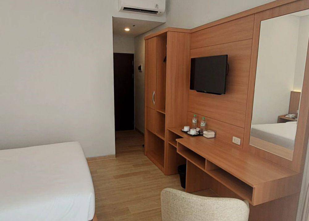 Salah satu pilihan kamar Ayman Syariah Guest House. (instagram.com/aymansyariah)