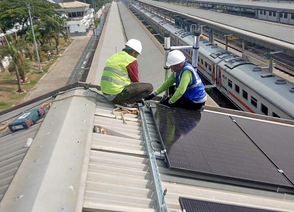Stasiun di Cirebon Gunakan Sumber Energi Terbarukan