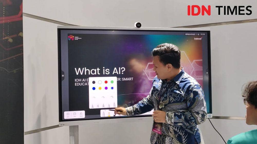 Peresmian AI Experience Center di Solo Techno Park. (IDN Times/Larasati Rey)