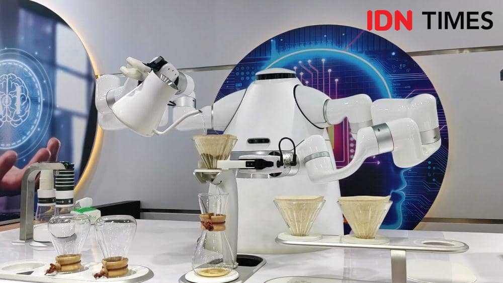 Peresmian AI Experience Center di Solo Techno Park. (IDN Times/Larasati Rey)