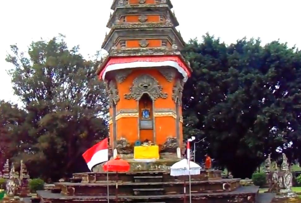 Candi yang ada di Taman Pujaan Bangsa Margarana. (YouTube.com/I Gusti Bagus Arya Putra)