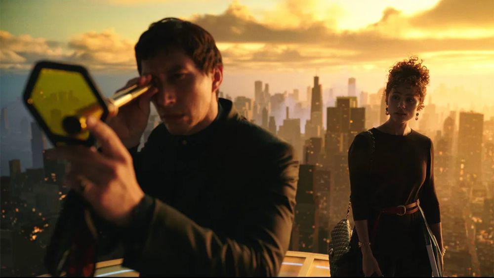Adam Driver dan Nathalie Emannuel dalam film Megalopolis. (dok. Lionsgate/Megalopolis)