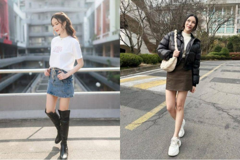 8 Ide Styling Bawahan Rok Mook Worranit, Layak Ditiru