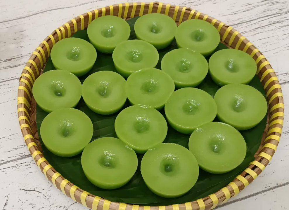 ilustrasi kue lumpang pandan (YouTube.com/Dapur Dessy)