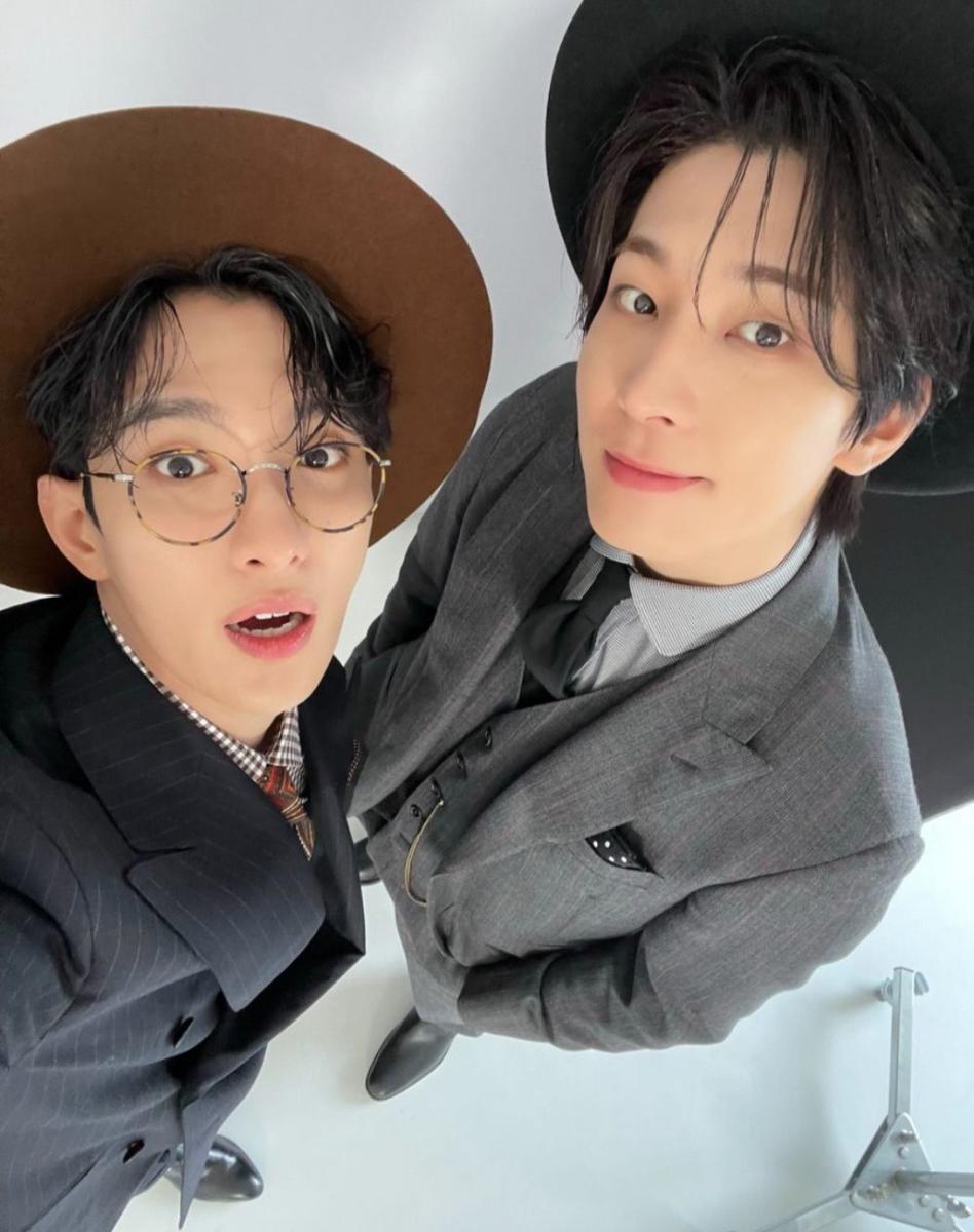 Potret DK dan Wonwoo Seventeen (x.com/pledis_17jp)