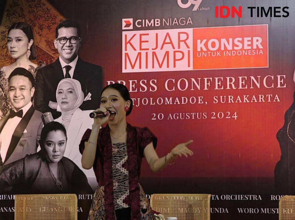 Jumpa pers Kejar Mimpi CIMB Niaga di De Tjolomadoe. (IDN Times/Larasati Rey)