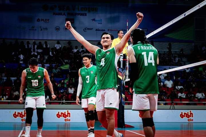 Tim voli putra Indonesia di SEA V League 2024. (Dok. PBVSI)